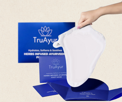 Máscara de Pés Ayurvédica de Ervas (Embalagem de 2)