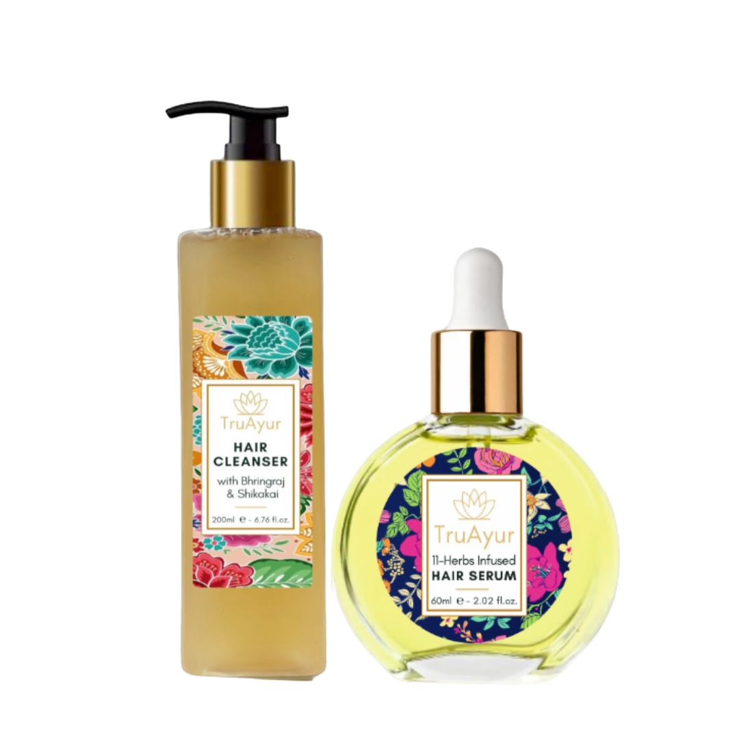 Combinação de Hidratação Capilar (Gel de Limpeza Capilar e Sérum Capilar)