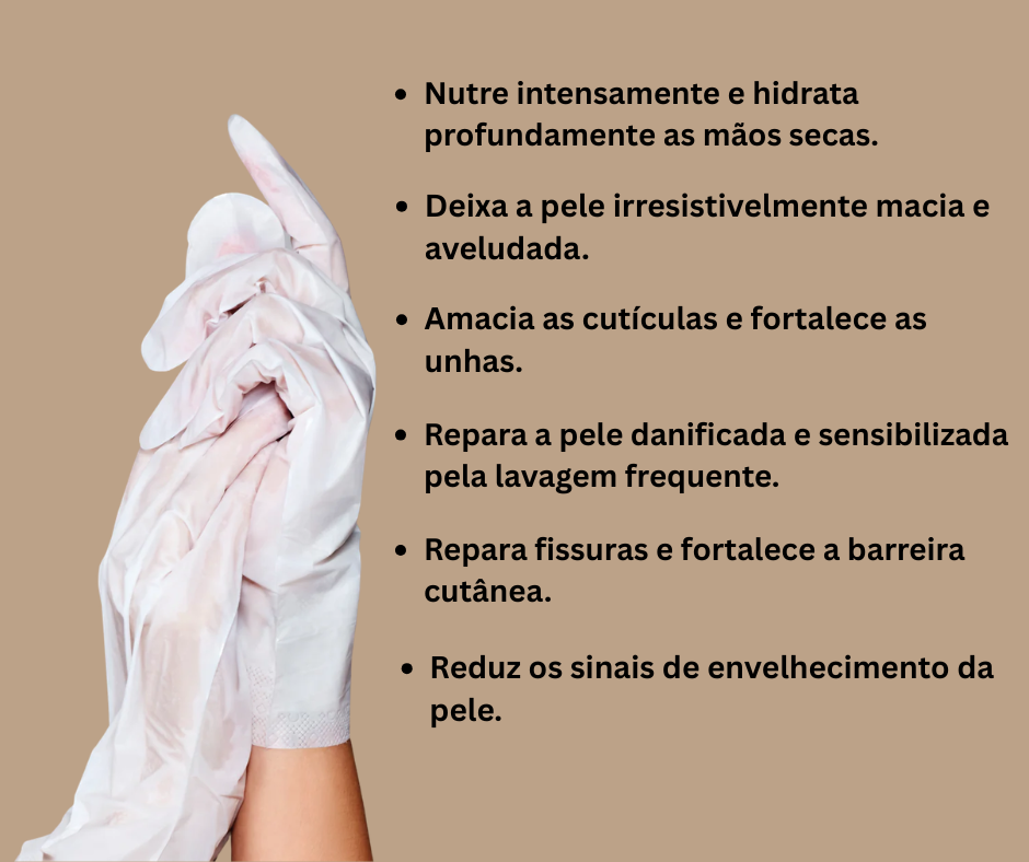 Máscara de Mãos Ayurvédica à Base de Ervas (Pacote com 2)