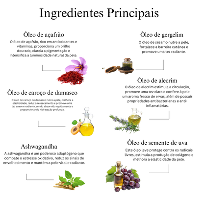 Óleo para o umbigo com 10 ervas para o equilíbrio hormonal, sono mais profundo e nutrição da pele e dos lábios