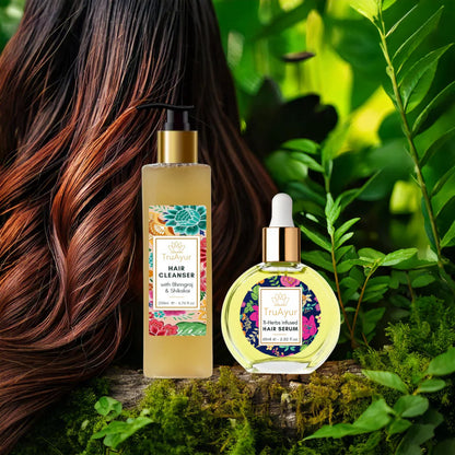 Combinação de Hidratação Capilar (Gel de Limpeza Capilar e Sérum Capilar)