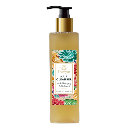 Limpador de cabelo ayurvédico com Bhringraj e Shikakai