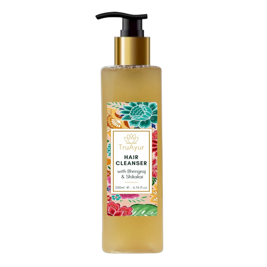 Limpador de cabelo ayurvédico com Bhringraj e Shikakai