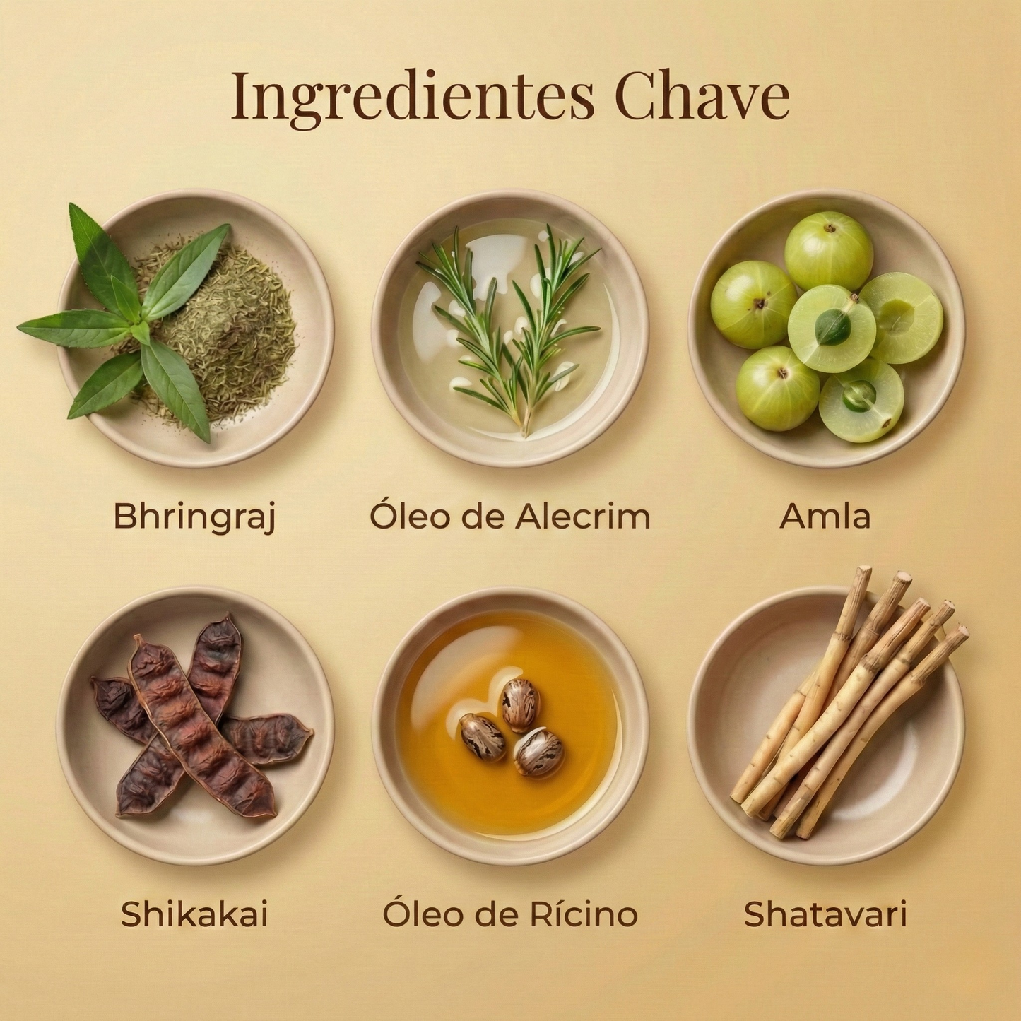 Óleo Ayurvédico com 29 Ervas para Massagem no Couro Cabeludo: Alivia o Estresse, Revitaliza os Cabelos e Promove o Relaxamento.